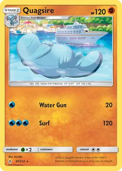 Quagsire #97, Reverse Foil