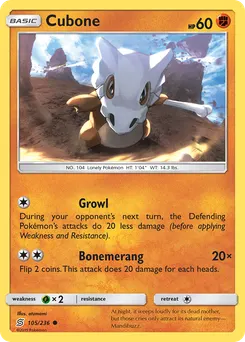 Cubone #105, Unified Minds