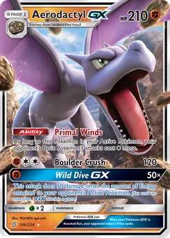 Aerodactyl-GX #106, Standard