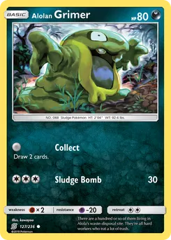 Alolan Grimer #127, Unified Minds
