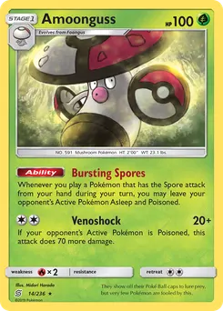 Amoonguss #14, Reverse Foil