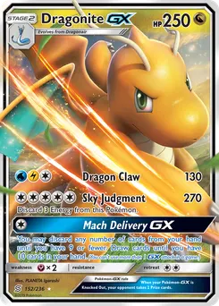 Dragonite-GX #152, Standard