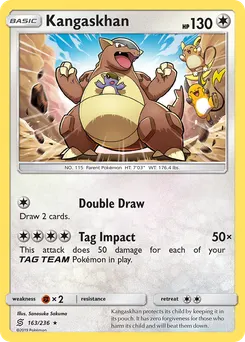 Kangaskhan #163, Reverse Foil