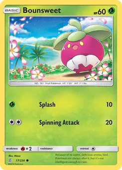 Bounsweet #17, Reverse Foil