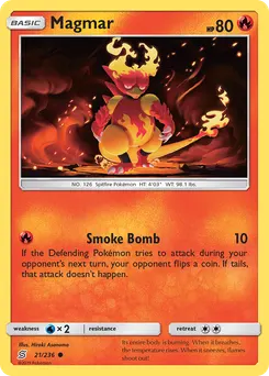 Magmar #21, Reverse Foil