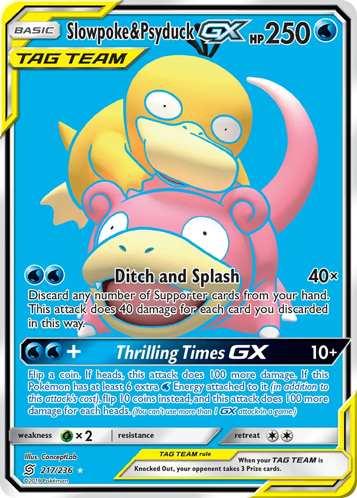 Slowpoke & Psyduck-GX #217, Unified Minds