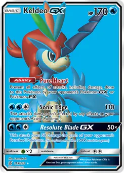 Keldeo-GX #219, Standard