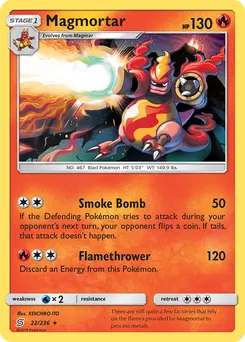 Magmortar #22, Reverse Foil