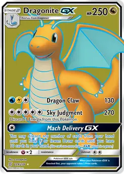 Dragonite-GX #229, Standard