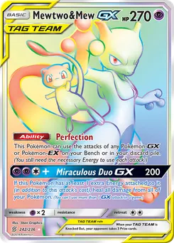 Mewtwo & Mew-GX #242, Secret
