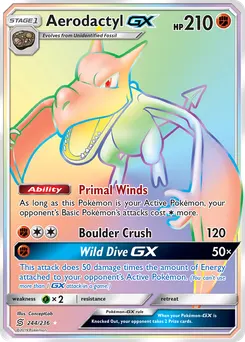 Aerodactyl-GX #244, Secret
