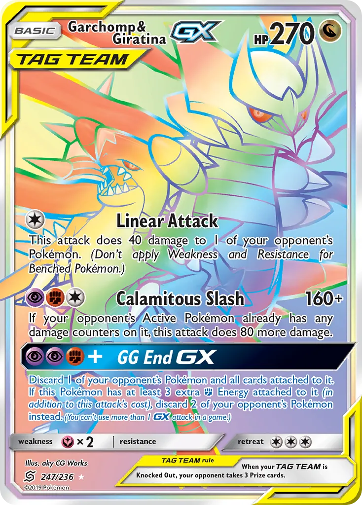 Garchomp & Giratina-GX #247, Unified Minds Secret