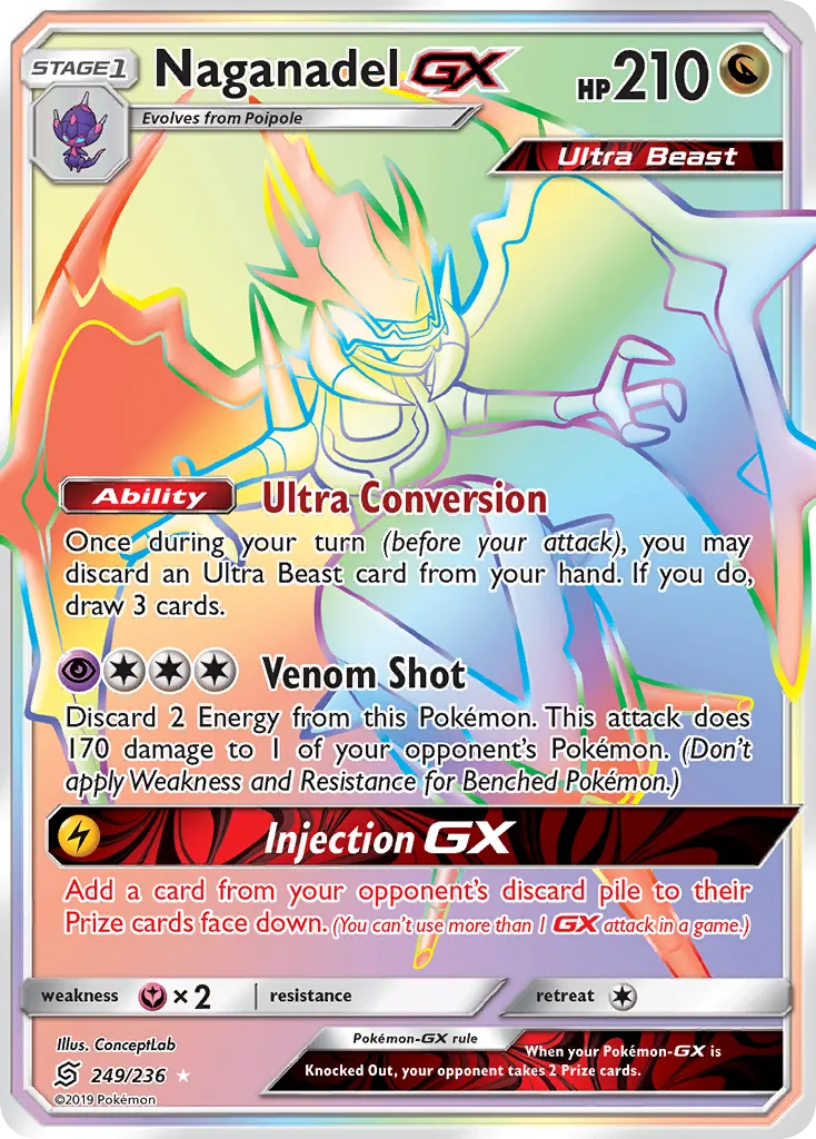 Naganadel-GX #249, Unified Minds Secret
