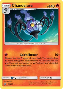 Chandelure #30, Reverse Foil