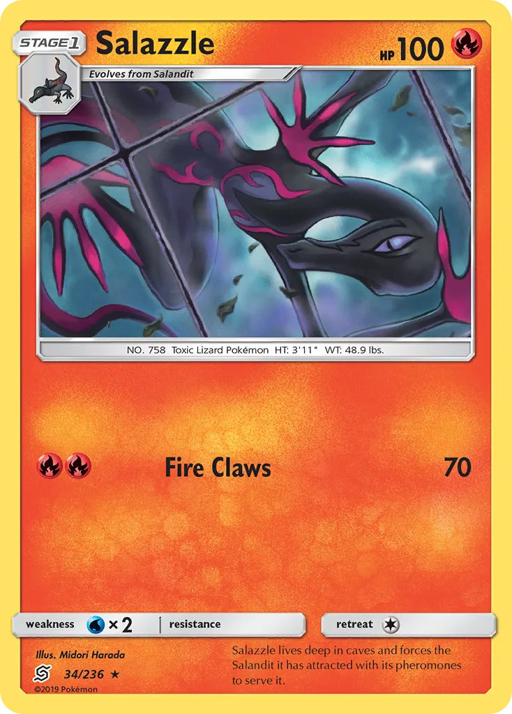 Salazzle #34, Unified Minds Reverse Foil