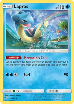 Lapras #36, Reverse Foil