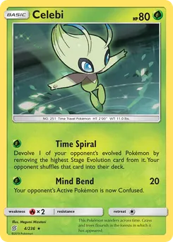 Celebi #4, Reverse Foil