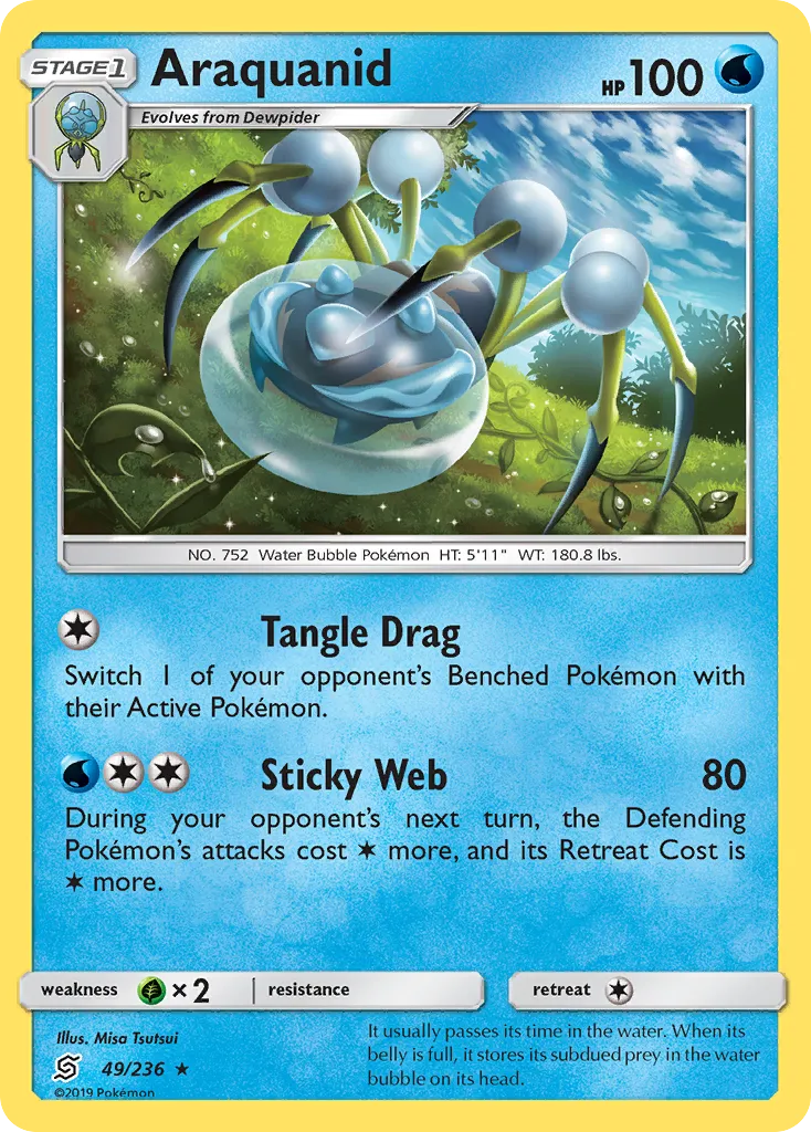 Araquanid #49, Unified Minds Reverse Foil
