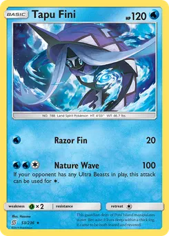 Tapu Fini #53, Reverse Foil