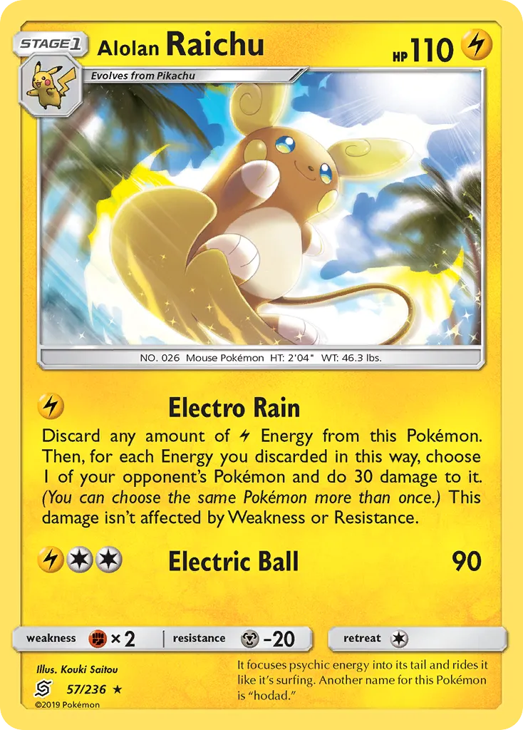 Alolan Raichu #57, Unified Minds