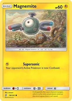 Magnemite #58, Reverse Foil