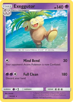 Exeggutor #74, Reverse Foil