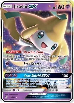 Jirachi-GX #79, Standard