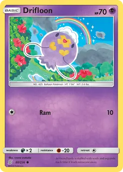 Drifloon #80, Reverse Foil