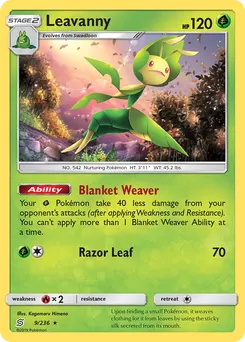 Leavanny #9, Reverse Foil