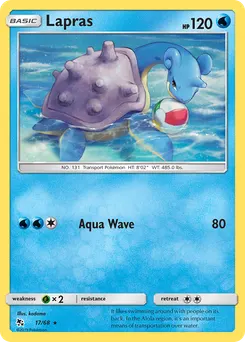 Lapras #17, Reverse Foil