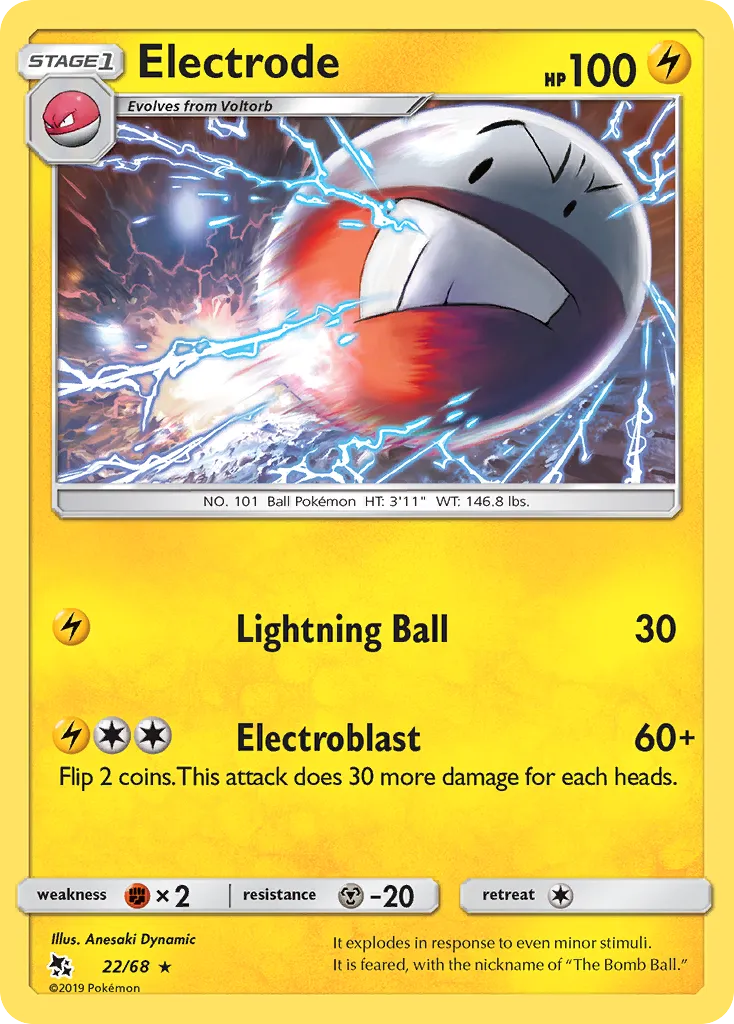 Electrode #22, Hidden Fates Reverse Foil