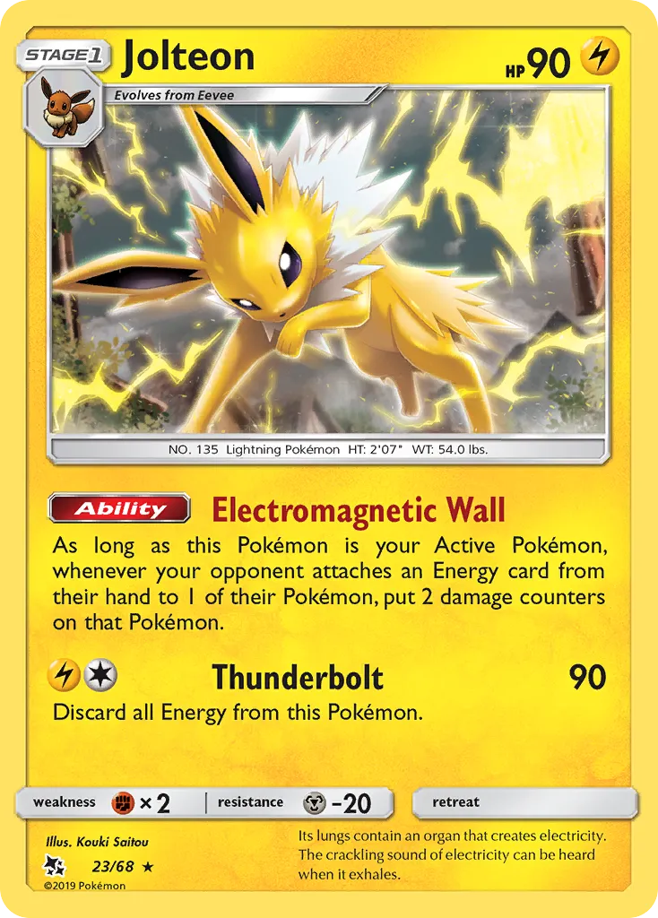 Jolteon #23, Hidden Fates