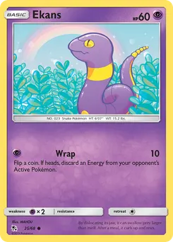 Ekans #25, Reverse Foil