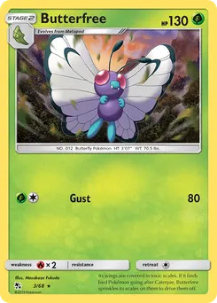 Butterfree #3, Reverse Foil