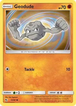 Geodude #33, Reverse Foil