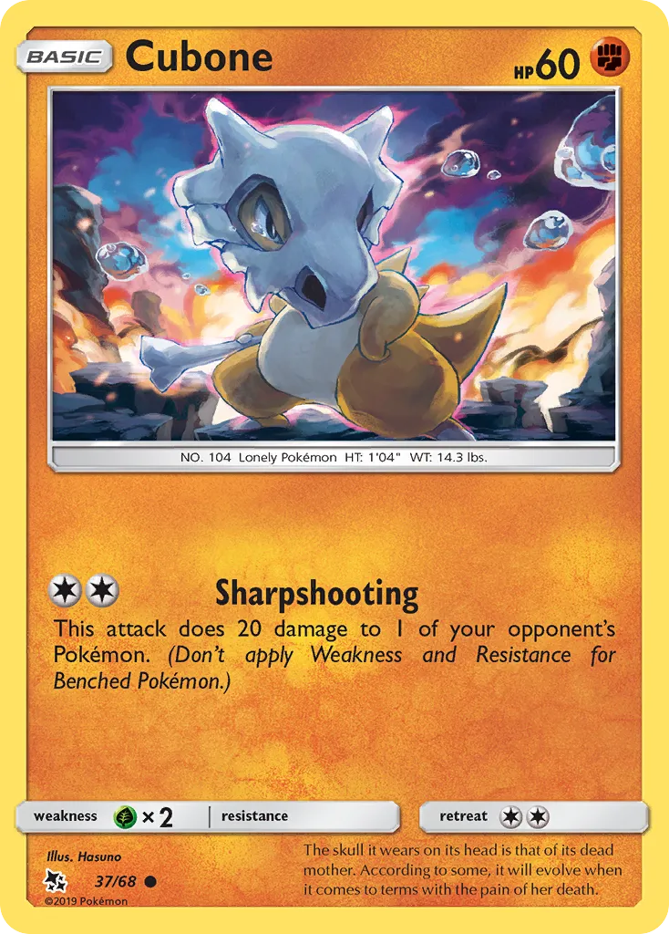 Cubone #37, Hidden Fates