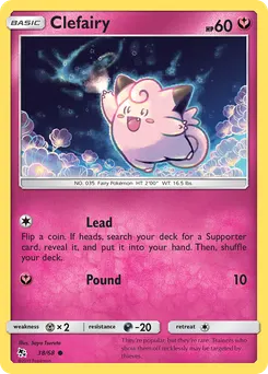Clefairy #38, Reverse Foil