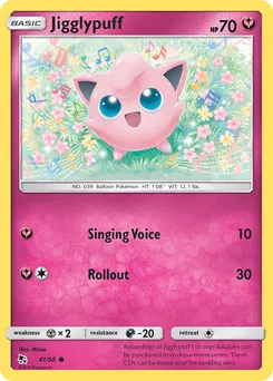 Jigglypuff #41, Reverse Foil