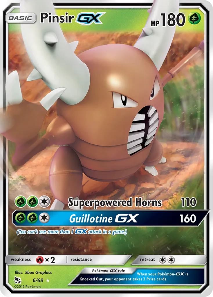 Pinsir-GX #6, Hidden Fates