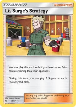 Lt. Surge's Strategy #60, Reverse Foil