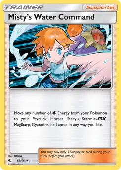 Misty's Water Command #63, Reverse Foil