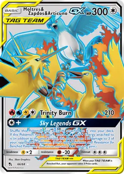 Moltres & Zapdos & Articuno-GX #66, Standard
