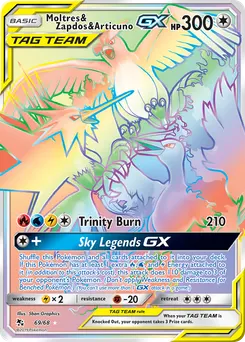 Moltres & Zapdos & Articuno-GX #69, Secret