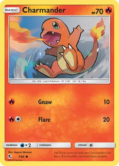 Charmander #7, Reverse Foil