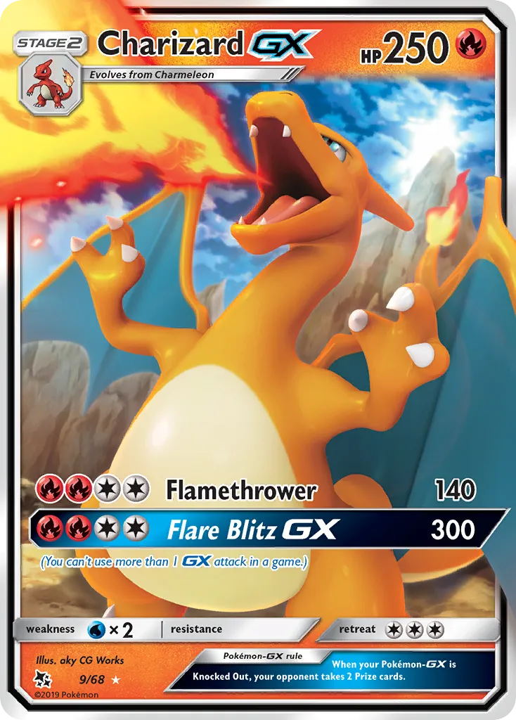 Charizard-GX #9, Hidden Fates