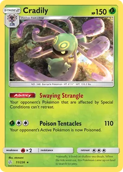 Cradily #11, Reverse Foil