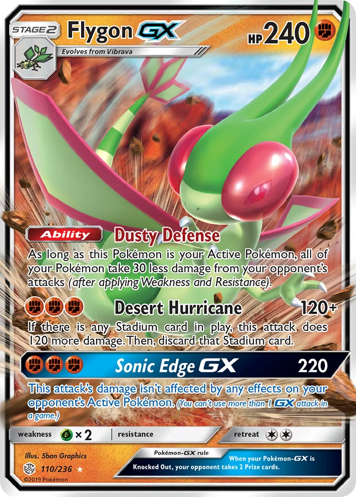 Flygon-GX #110, Cosmic Eclipse