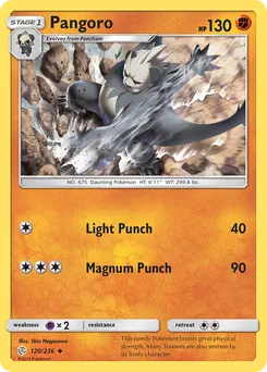 Pangoro #120, Cosmic Eclipse