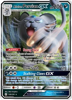 Alolan Persian-GX #129, Standard