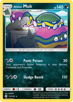 Alolan Muk #131, Cosmic Eclipse